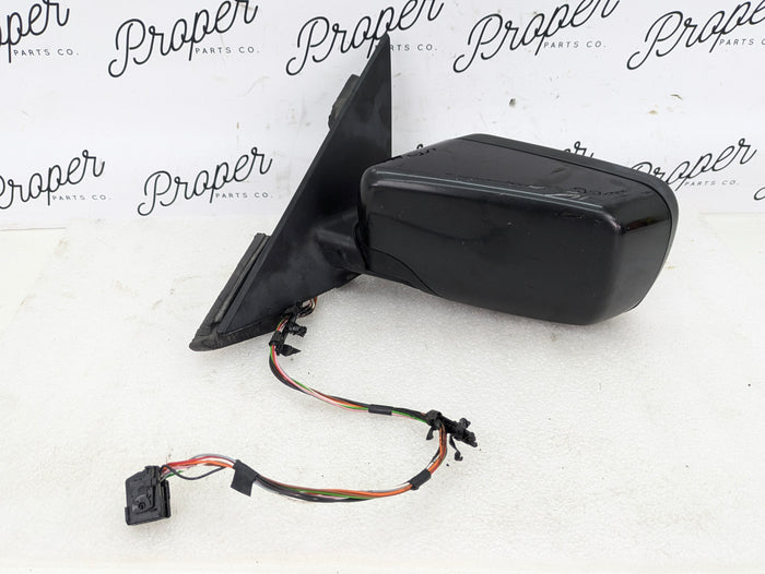 BMW E46 330i 328i 325i 323i Sedan/Wagon Left Side View Wing Mirror Black 51167153087
