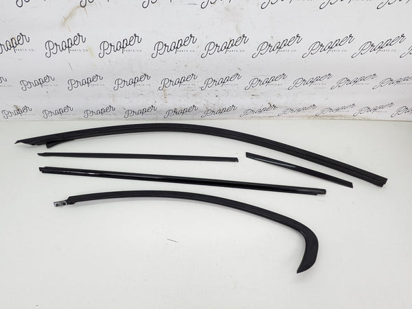 BMW F22 228xi M235xi 230xi M240xi Left/Driver Side Gloss Black Shadow Line Window Trim Set 7267909/169258