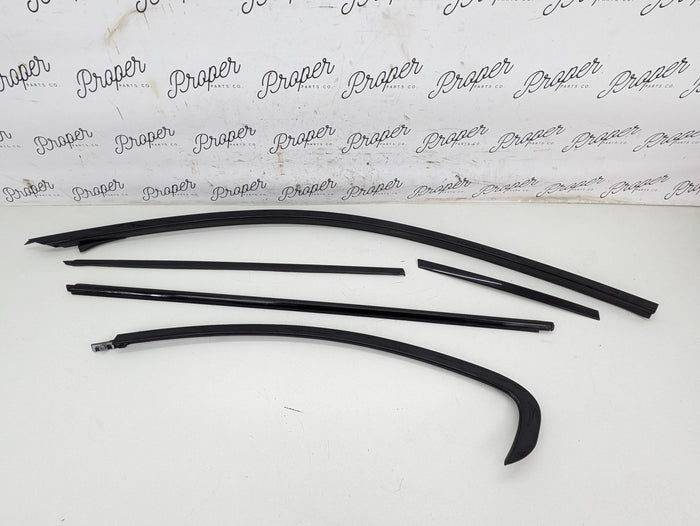 BMW F22 228xi M235xi 230xi M240xi Left/Driver Side Gloss Black Shadow Line Window Trim Set 7267909/169258
