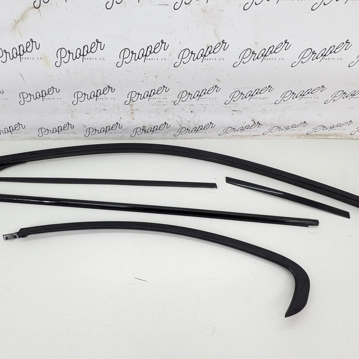 BMW F22 228xi M235xi 230xi M240xi Left/Driver Side Gloss Black Shadow Line Window Trim Set 7267909/169258