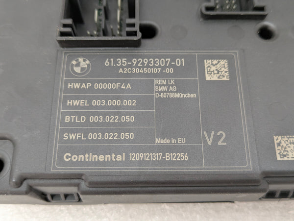 BMW F30 F33 F31 F32 F34 F36 3 & 4 Series Trunk Power Distribution Fuse Box 9261110