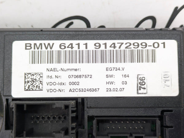 BMW E90 E91 E92 E93 335i 330i 328i 325i 323i Climate Control HVAC Buttons 9147299