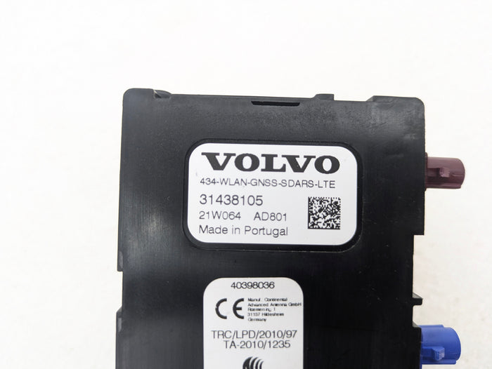2021 Volvo V60 T6 R-Design Roof Radio Antenna Base Module 31438105