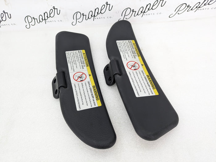 BMW Z3 M Roadster Black Left/Right Sun Visor Set 51168410185/51168410186