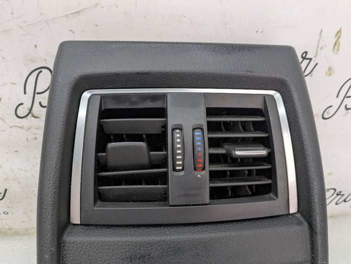 BMW F36 435xi Rear Center Console Vent Trim & Heated Seat Switch 9222046 *DAMAGED*
