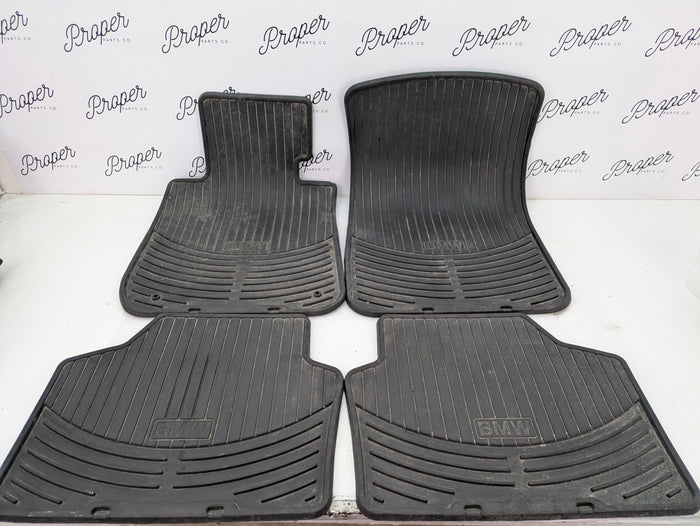 BMW E46 Coupe 330CI 325CI M3 Oem Macneil Rubber All Weather Floor Mat Set