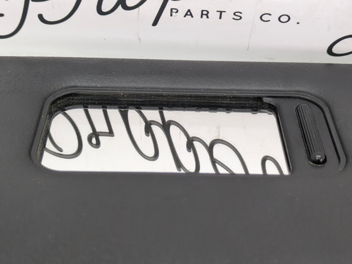 BMW E46 M3 330ci 325ci 323ci Convertible Black Leather Sun Shade Visor Right 51168245086