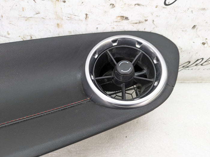 2018 Chevrolet 6th Gen Camaro 2SS Right/Passenger Side Dashboard Trim Panel Black Leather/Red Stitching 84124223/84091802
