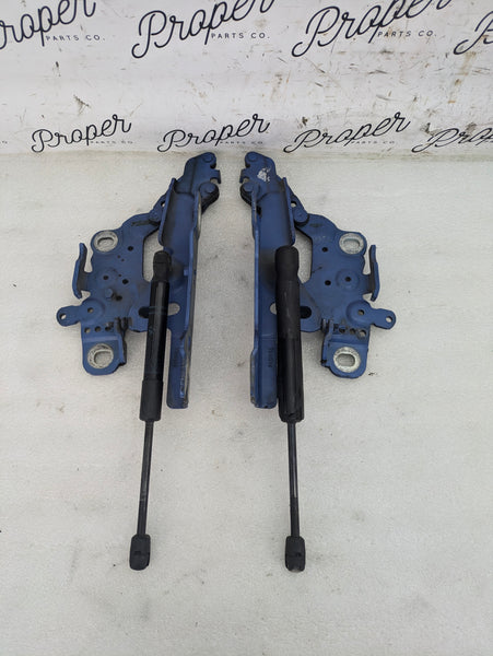 BMW F32 F30 F31 F33 F34 F36 3 & 4 Series Left/Right Hood Hinges Estoril Blue (B45) 141617286343/41617286344