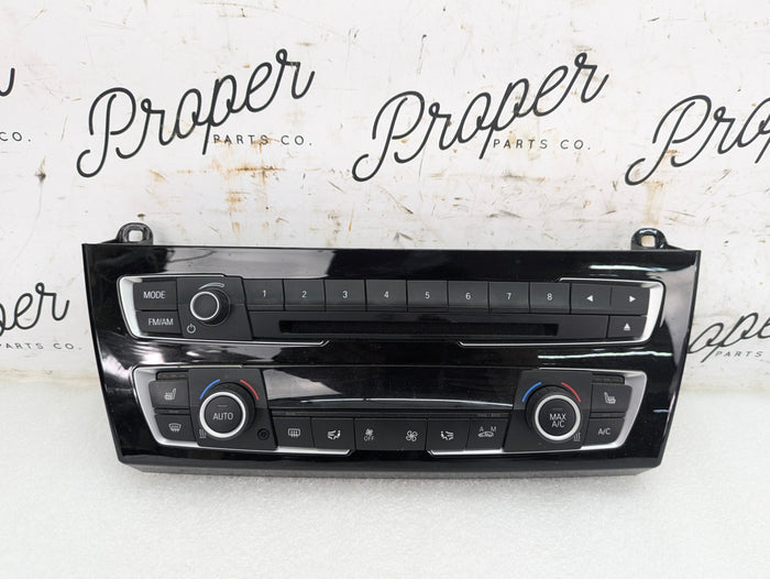 BMW F22 228xi M235xi 230xi M240xi HVAC Climate Control Panel & Radio Buttons W/Trim 6814188/9338772/9363546