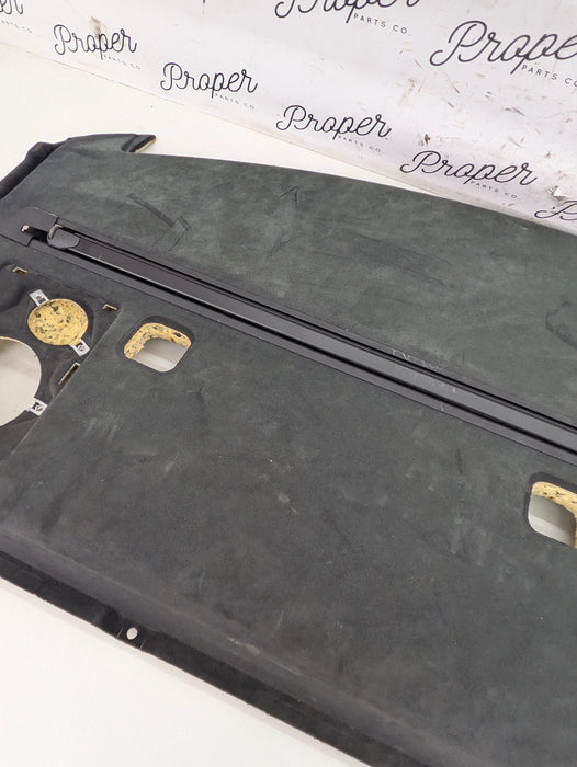 BMW E60 M5 550i 545i Alcantara Schwarz Parcel Shelf & Power Sun Shade 51467897648