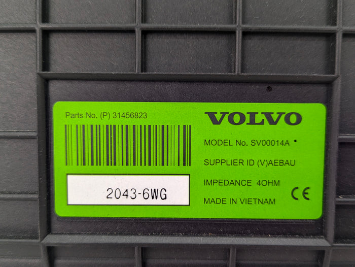 2021 Volvo V60 T6 R-Design Audio Subwoofer Sub Speaker 31456823