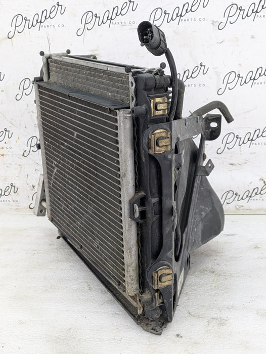 Porsche 996.2 911 Carrera 4 Left/Driver Side Radiator AC Condenser Cooling Fan Shroud 99657311100/99662403502/99610603361/99610613151