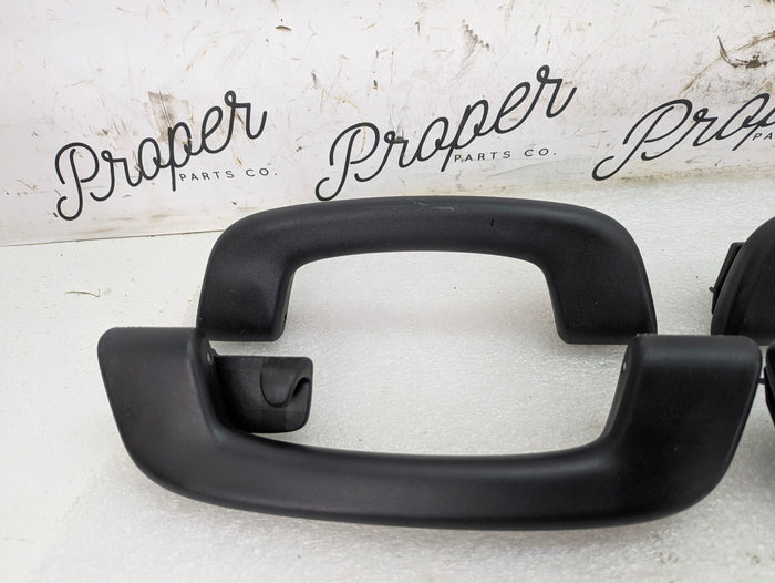 BMW F30 340xi 335xi 330xi 328xi M Sport Black Upper Headliner Roof Grab Handle Set
