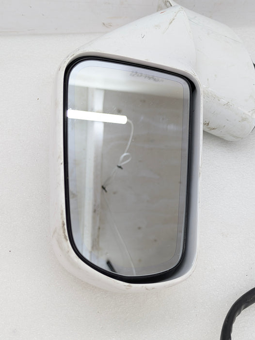 Chevrolet C7 Corvette Stingray Left/Driver Side View Mirror Assembly Arctic White (G8G) 22939303 *DAMAGED*
