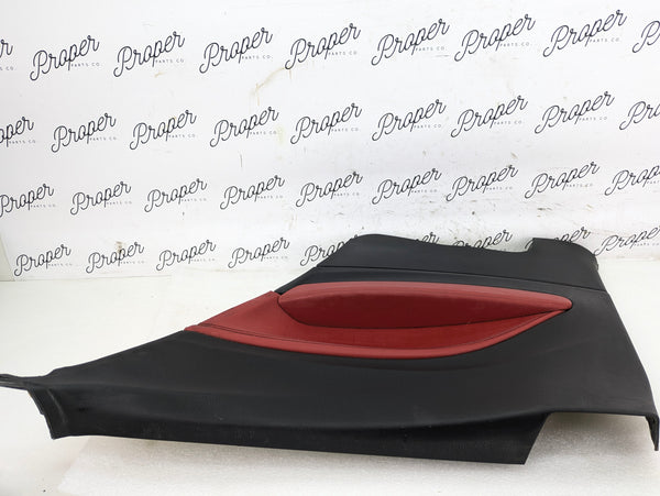 BMW F22 228xi M235xi 230xi M240xi Right/Passenger Side Rear Coral Red Interior Door Panel Card 7311484 *DAMAGED*