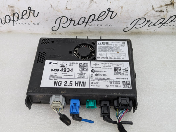 2018 Chevrolet 6th Gen Camaro 2SS Human Machine Interface HMI Control Module 84364934