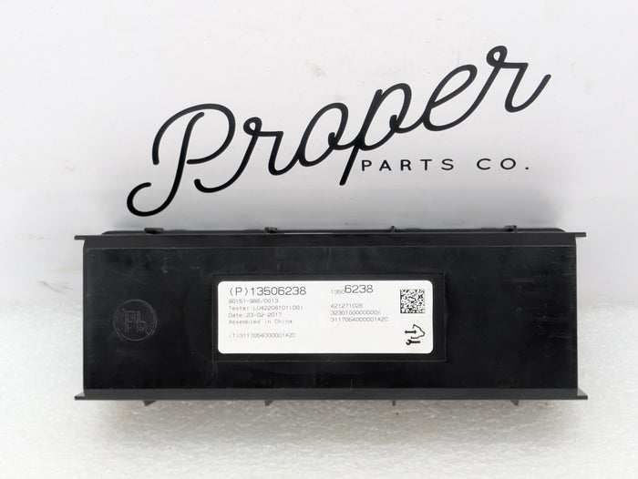 Chevrolet C7 Corvette Stingray HVAC AC/Air Conditioning/Heating Control Module 13506238 *NOTE*