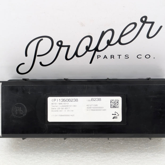 Chevrolet C7 Corvette Stingray HVAC AC/Air Conditioning/Heating Control Module 13506238 *NOTE*