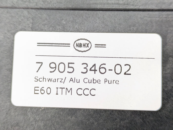 BMW E60 E61 530xi Aluminum Cube Pure Interior Trim Set 10 Pieces