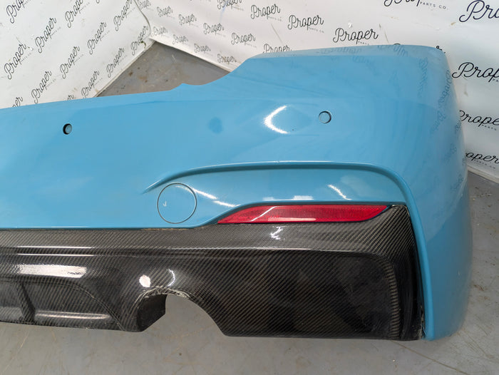 BMW F22 F23 228xi 228i 230xi 230i M Sport Rear Bumper W/PDC Sensors 51128055965 *WRAPPED*
