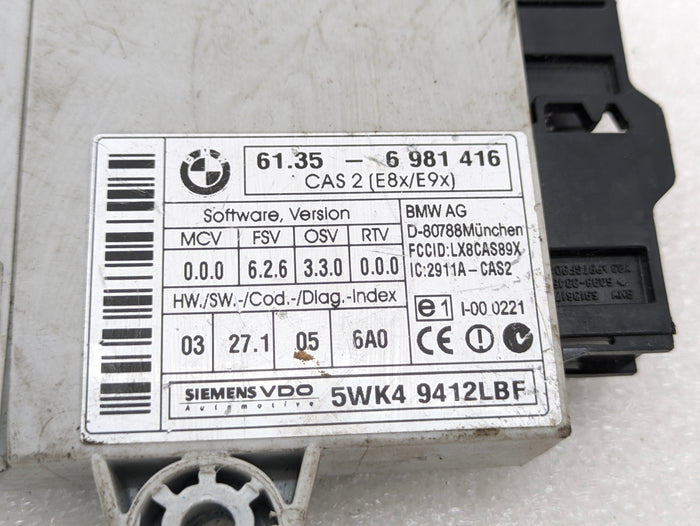 BMW E9X 3 Series E82 E88 1 Series Car Access Central Locking System CAS2 Module 6981416
