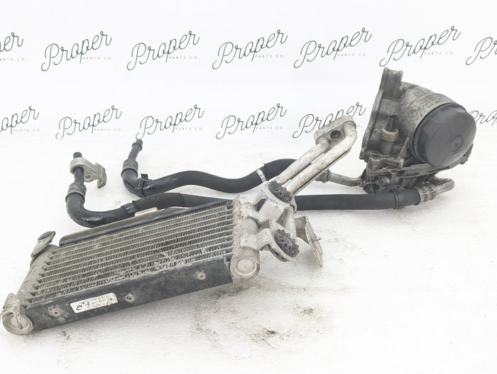 BMW E82 E88 135i N54 N55 Engine Oil Cooler Kit W/Filter Housing/Lines/Cooler