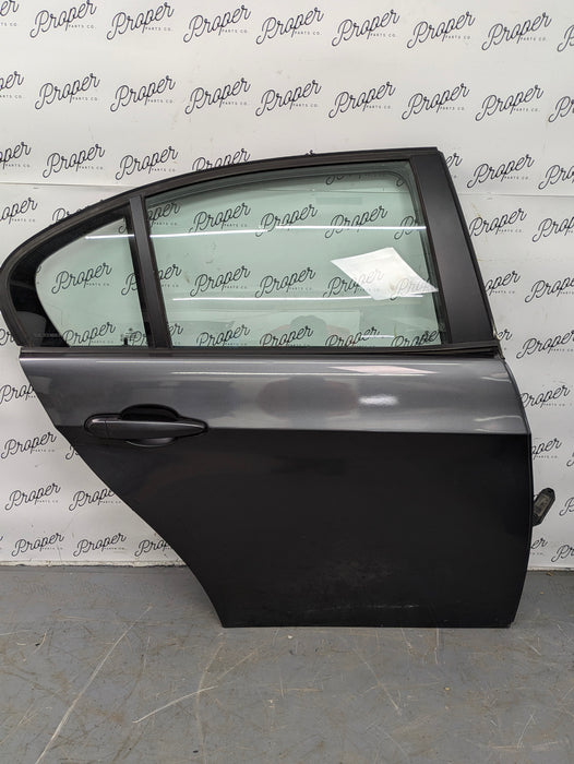 BMW E90 325xi 335xi 330xi 328xi 323i M3 Right/Passenger Side Rear Door Sparkling Graphite Metallic (A22)