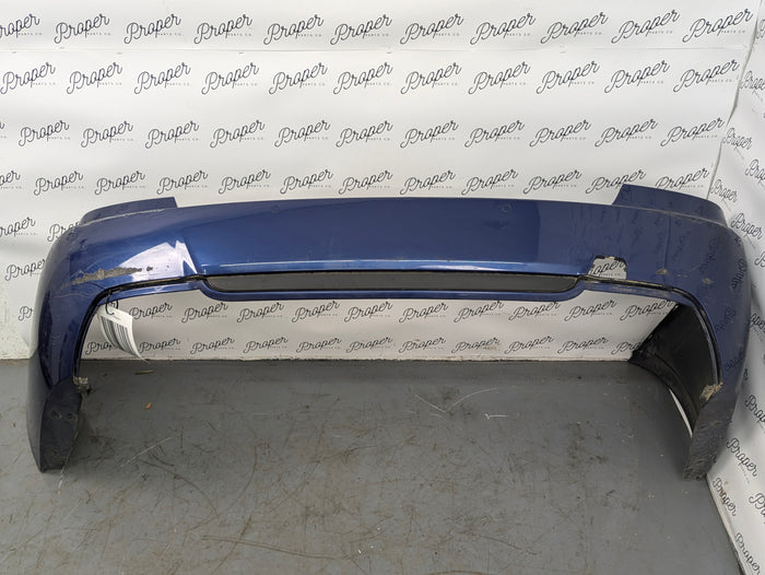 BMW E92 E93 335is 335i 328i M Sport Rear Bumper W/PDC Le Mans Blue (381) 51128044934 *DAMAGED*