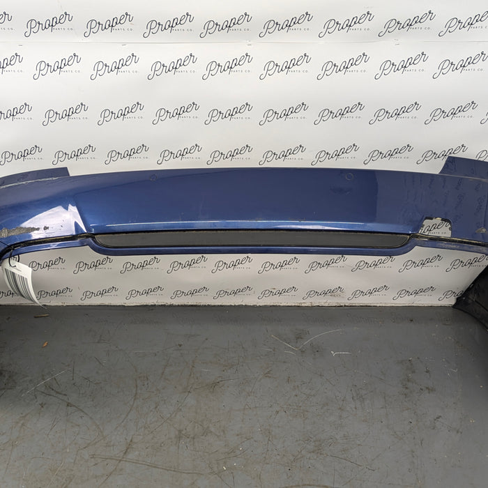 BMW E92 E93 335is 335i 328i M Sport Rear Bumper W/PDC Le Mans Blue (381) 51128044934 *DAMAGED*
