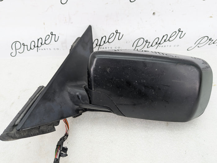 BMW E46 330i 328i 325i 323i Sedan/Wagon Left Side View Wing Mirror Black 51167153087
