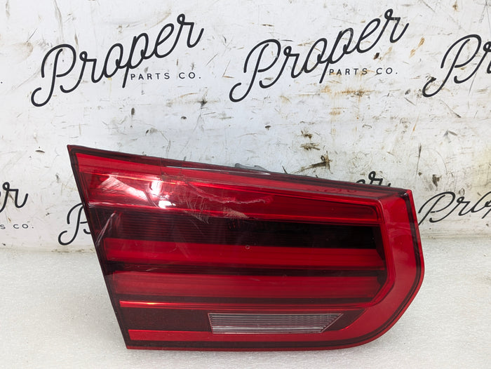 BMW F30 F31 F80 340xi 330i 328i 328d 320i M3 LCI Left/Driver Side Rear Inner Trunk LED Tail Light 7369121 *DAMAGED*