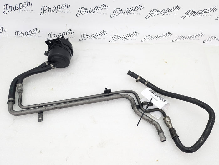 BMW E60 E61 M5/E63 E64 M6 Power Steering Fluid Intake & Cooler Return Lines W/Reservoir 2282816/32412228855