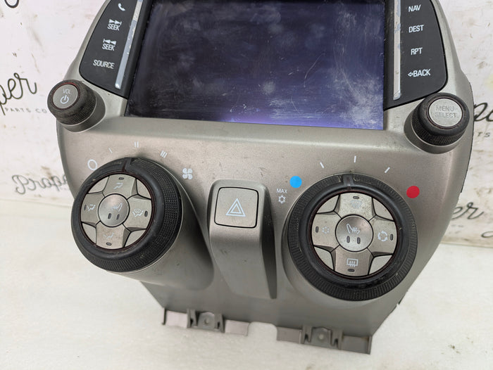 2015 Chevrolet 5th Gen Camaro 2SS HVAC Climate Control Navigation Display Panel 23286602 *Damaged*