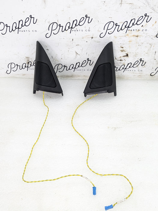 BMW E92 E93 335xi 328xi M3 Left/Right Front Door Individual Audio Tweeters W/Trim 7839851/7184197/7184198