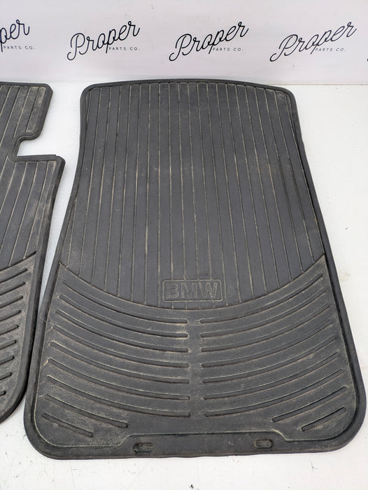 BMW E46 Coupe 330CI 325CI M3 Oem Macneil Rubber All Weather Floor Mat Set