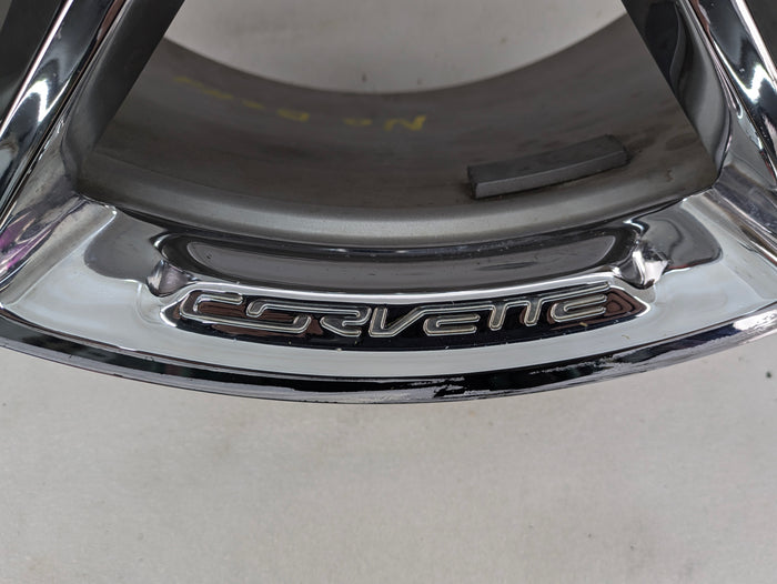 Chevrolet C7 Corvette Stingray Rear Rim Wheel Chrome Split 5-Spoke 20