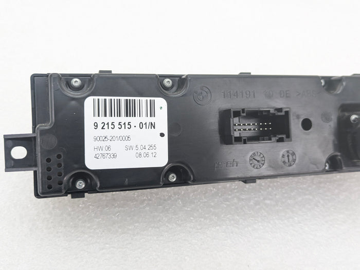 BMW E70 X5 M/E71 X6 M Rear Center Console HVAC Climate Control Switch Buttons 9215515