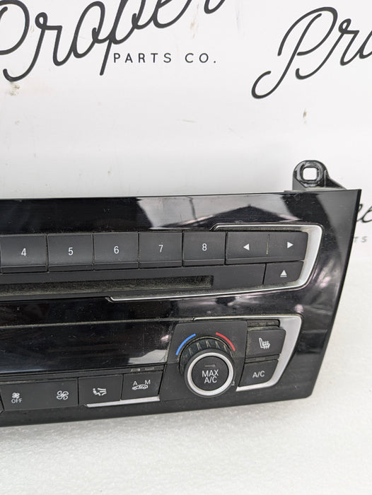 BMW F22 228xi M235xi 230xi M240xi HVAC Climate Control Panel & Radio Buttons W/Trim 9363546
