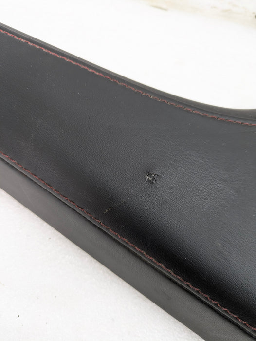 2018 Chevrolet 6th Gen Camaro 2SS Center Console Black Leather/Red Stitching Arm Rest 23200602 *DAMAGED*