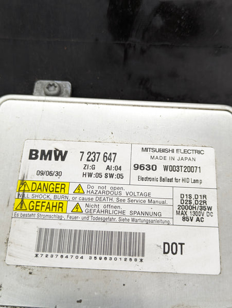 BMW E90 E91 LCI 335xi Front Left Adaptive Xenon ZKW AHL Headlight 7202593