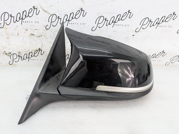BMW F30 F31 335xi 340xi 328xi 330xi 320xi Left/Driver Side View Mirror Black Sapphire Metallic 475
