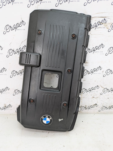 BMW E90 E92 E60 E61 530xi 525xi N52 Engine Ignition Cover Black 7531324 *Painted*
