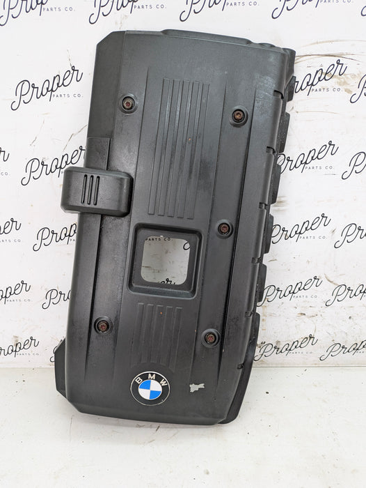 BMW E90 E92 E60 E61 530xi 525xi N52 Engine Ignition Cover Black 7531324 *Painted*