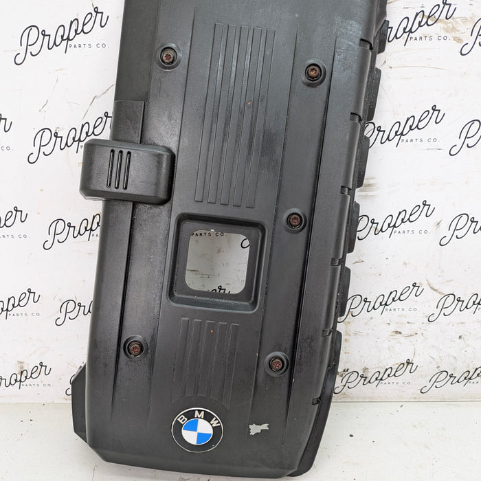 BMW E90 E92 E60 E61 530xi 525xi N52 Engine Ignition Cover Black 7531324 *Painted*