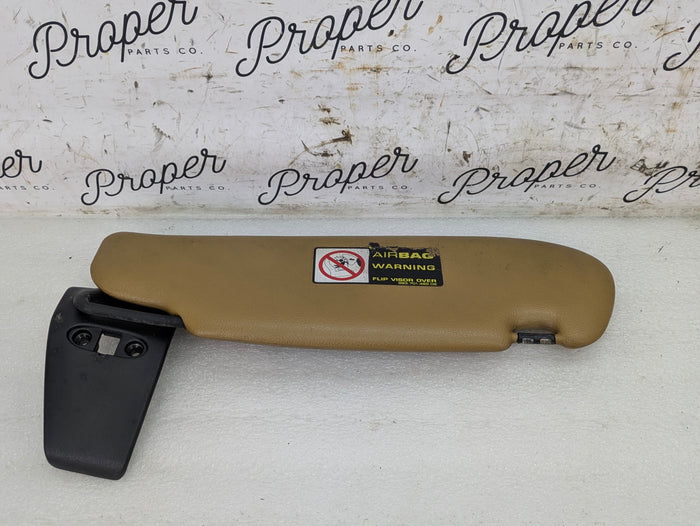 Porsche 996.2 911 Carrera 4 Cabriolet Convertible Left/Driver Side Sun Visor Savanna Beige 99656160700 *DAMAGED*