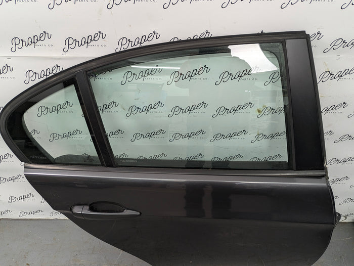 BMW E90 325xi 335xi 330xi 328xi 323i M3 Right/Passenger Side Rear Door Sparkling Graphite Metallic (A22)