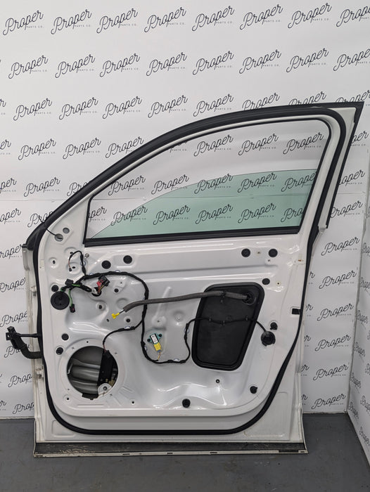 2018 Audi 8U Q3 Front Right Passenger Door Panel Cortina White 8U0831052C *Damaged*