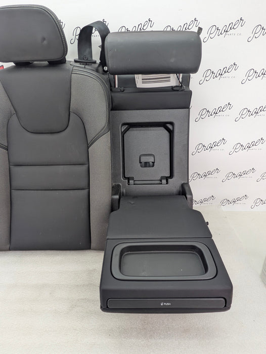 2021 Volvo V60 T6 R-Design Rear Right/Center Black Leather Upper Seat Back *DAMAGED*