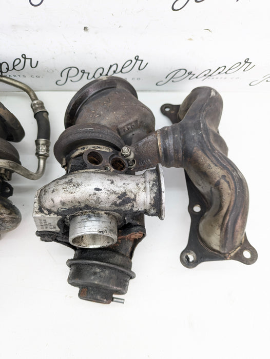 BMW E90 E92 E93 335i 335xi N54 Engine Turbocharger Set 7563685/7563686 *CORES*